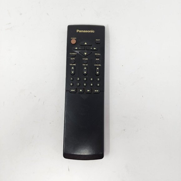Panasonic EUR51703 TV Remote Control Black Tested‎ Working - Picture 1 of 7